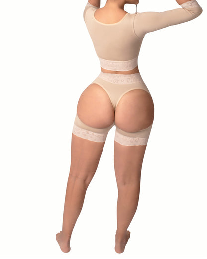 Gotoly figura de reloj de arena levantador de glúteos bragas moldeadoras control de barriga cintura alta boyshort