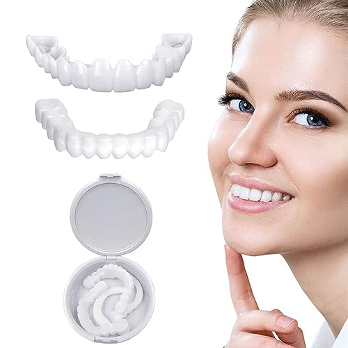 Denwhite®: Carillas Dentales Ajustables - Set 2 Pzs (Superior e inferior)