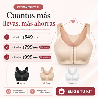 PostureLift™ – Brasier Corrector de Postura con Cierre Frontal