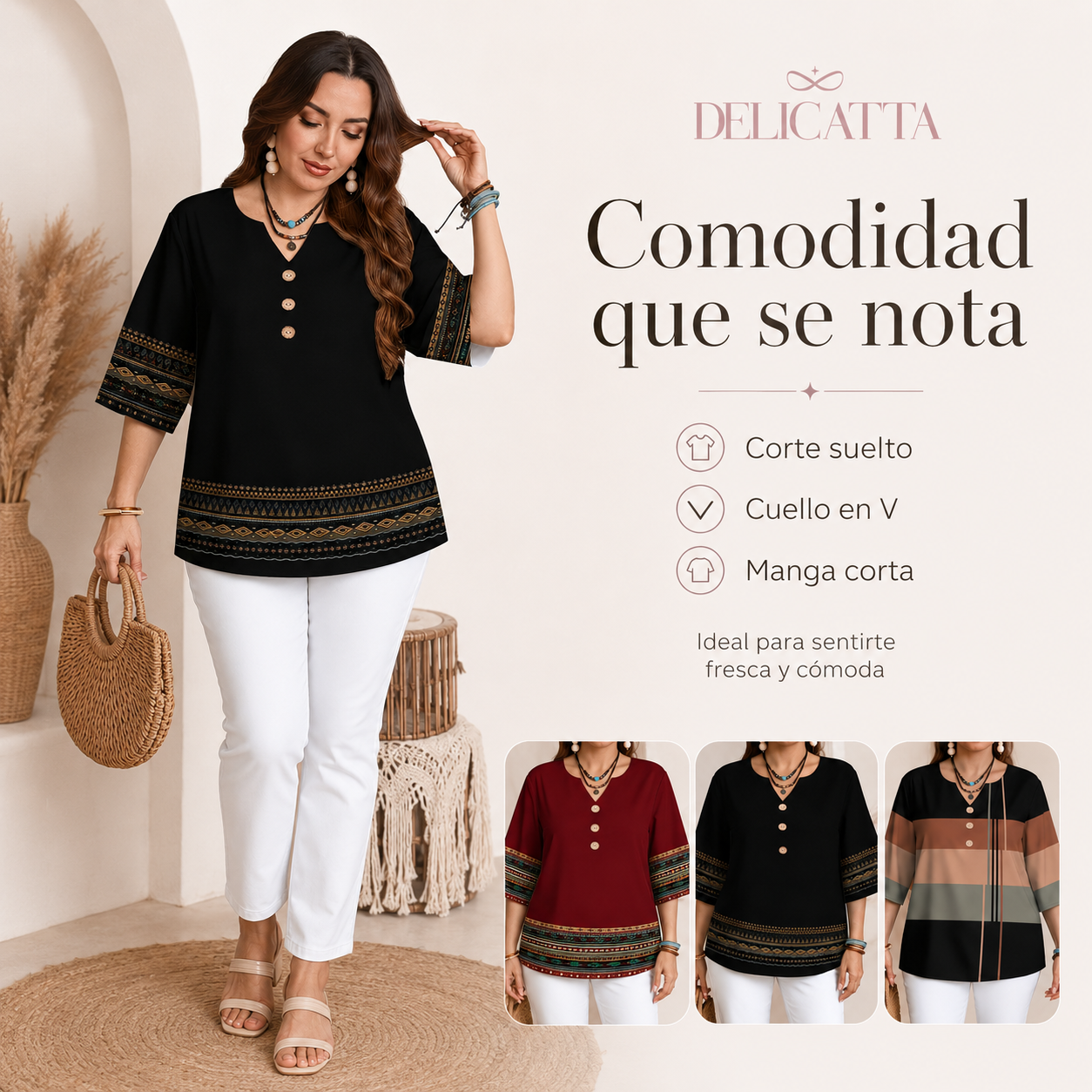 Blusa Boho Casual de Verano - Lleva 2 y Paga Solo 1