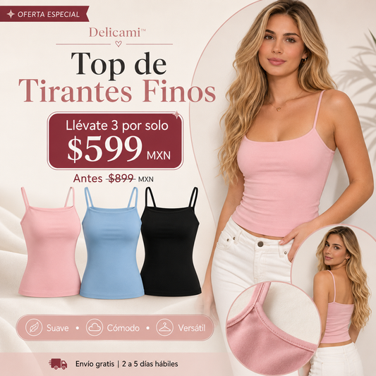 Delicami™ – Top de Tirantes Finos