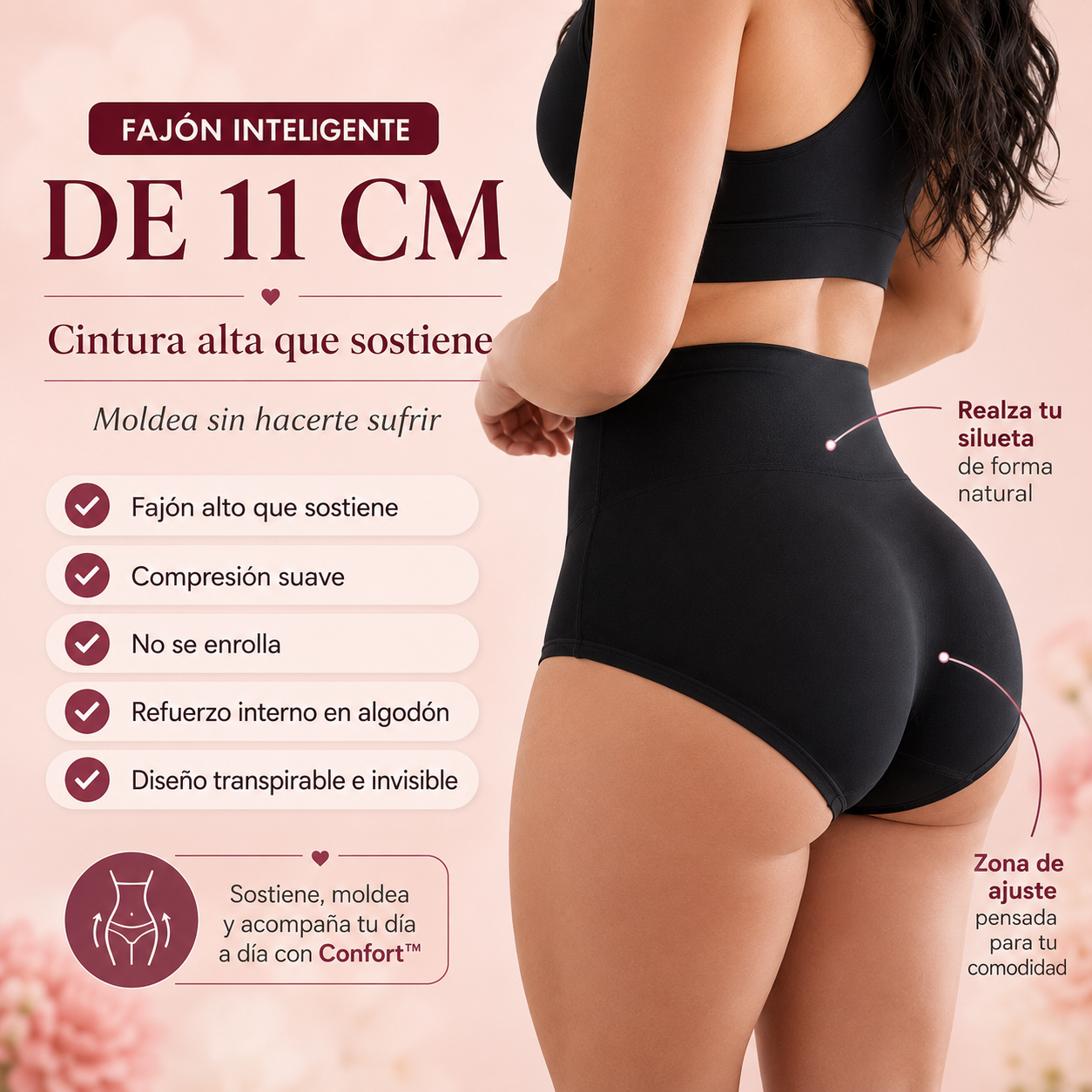 Panty Control de Abdomen Confort™ - Solo Hoy Paga 2 y Llévate 5