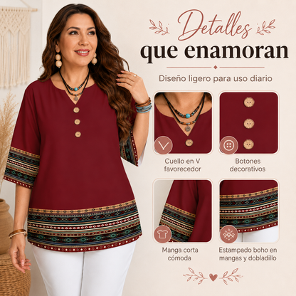 Blusa Boho Casual de Verano - Lleva 2 y Paga Solo 1