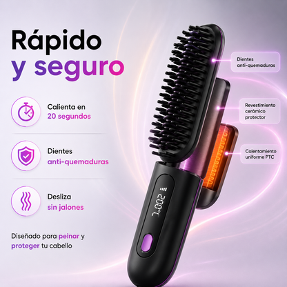 Cepillo Alisador Portátil - Beauty Max Pro
