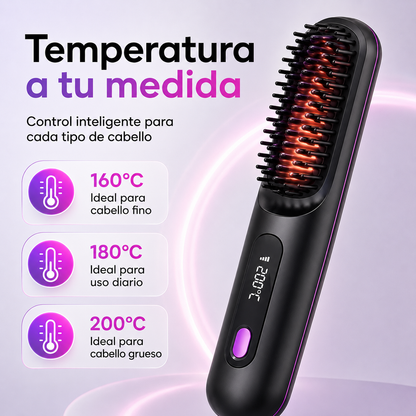 Cepillo Alisador Portátil - Beauty Max Pro