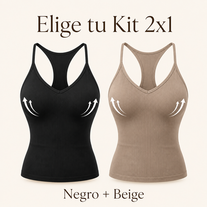 Top con Brasier Integrado - Compra 1 y llévate 1 GRATIS