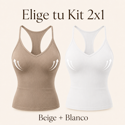 Top con Brasier Integrado - Compra 1 y llévate 1 GRATIS