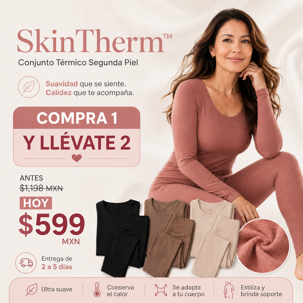 SkinTherm™ Conjunto Térmico Segunda Piel - Compra 1 y llévate 2