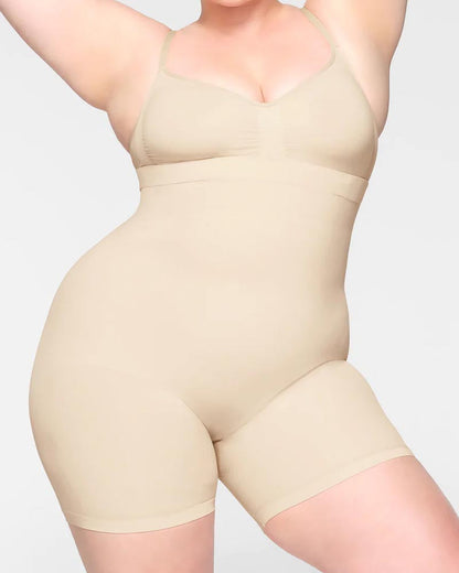 Pantalones cortos sin costuras con cintura alta que levantan la cadera