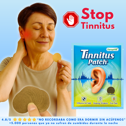 PARCHES HERBALES PARA ZUMBIDO DE OIDO PACK 12 UD - TINICALM™
